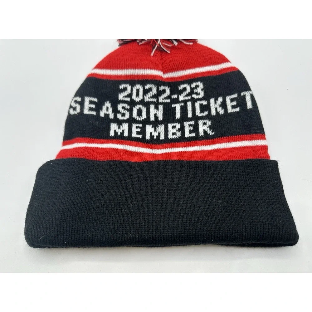 Rockford‎ IceHogs Hat Adult One Size AHL Winter Beanie Fits Embroidered Hamilton